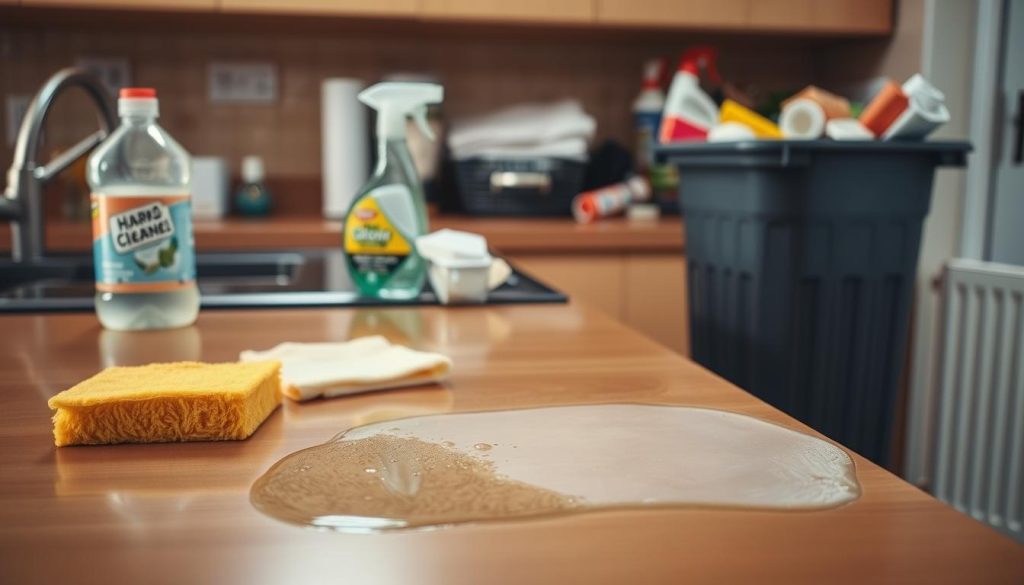 erreurs courantes à éviter lors du nettoyage des plans de travail de cuisine